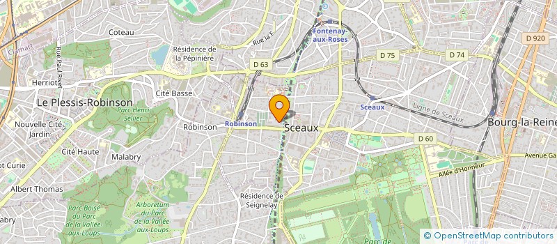 localisation de l'entreprise MONSIEUR PHILIPPE SARFATI à SCEAUX