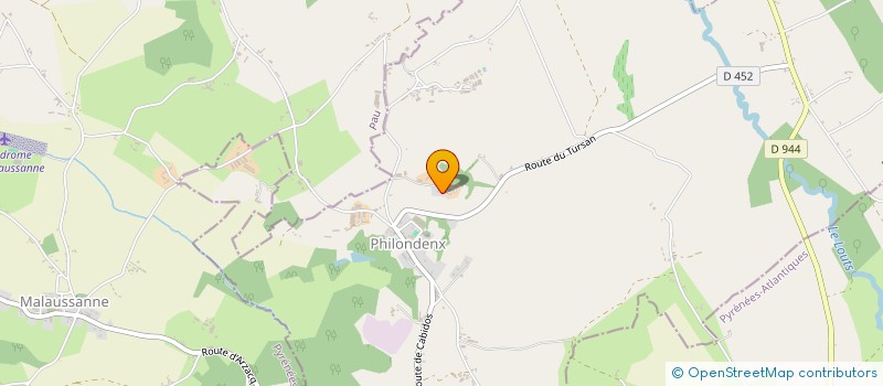 localisation de l'entreprise MONSIEUR PHILIPPE SARRAMAGNAN  URGONS