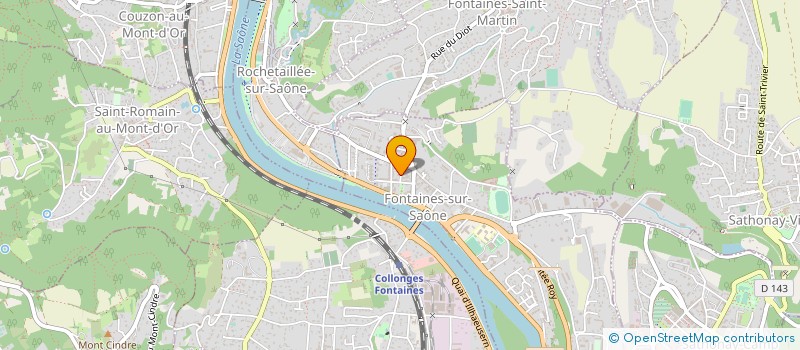 localisation de l'entreprise MONSIEUR PHILIPPE SATURNIN à FONTAINES-SUR-SAONE