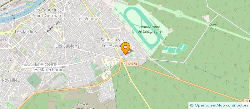 localisation de l'entreprise MONSIEUR PHILIPPE SAUNIER  COMPIEGNE