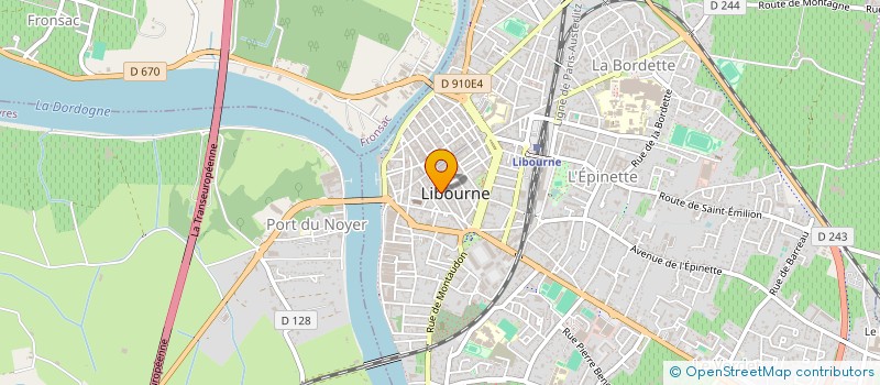 localisation de l'entreprise MONSIEUR PHILIPPE SAUNIER à LIBOURNE
