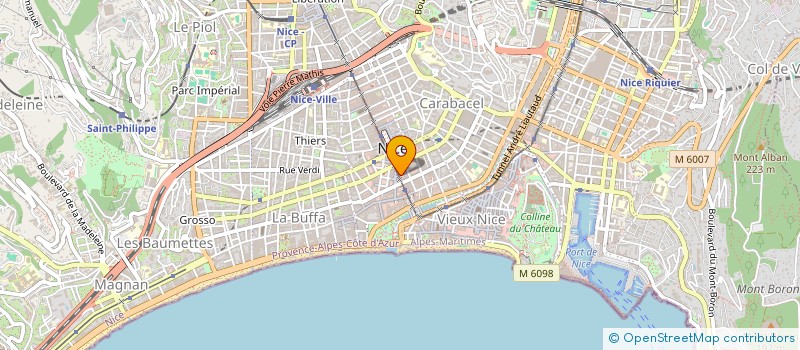 localisation de l'entreprise MONSIEUR PHILIPPE SAURAT  NICE