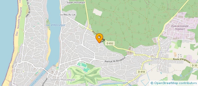 localisation de l'entreprise MONSIEUR PHILIPPE SAUTEREAU  SOUSTONS