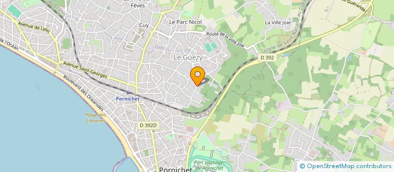 localisation de l'entreprise MONSIEUR PHILIPPE SAUTERON à LA BAULE-ESCOUBLAC