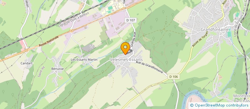 localisation de l'entreprise MONSIEUR PHILIPPE SAUTOUR  OSSELLE-ROUTELLE