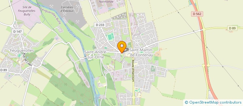 localisation de l'entreprise MONSIEUR PHILIPPE SAUVEGRAIN  SAINT-ANDRE-SUR-ORNE