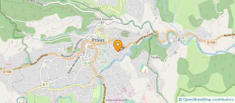 localisation de l'entreprise MONSIEUR PHILIPPE SAUVRETIN à PRIVAS
