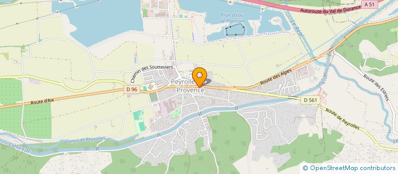 localisation de l'entreprise MONSIEUR PHILIPPE SAUZE  PEYROLLES-EN-PROVENCE