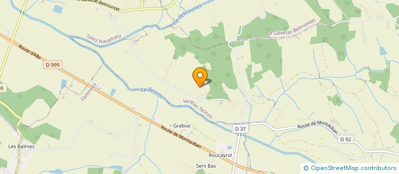 localisation de l'entreprise MONSIEUR PHILIPPE SAVY  VERLHAC-TESCOU