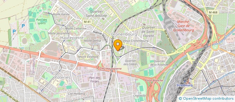 localisation de l'entreprise MONSIEUR PHILIPPE SCHALK à STRASBOURG
