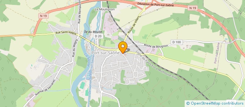 localisation de l'entreprise MONSIEUR PHILIPPE SCHAULI  PORT-SUR-SAONE