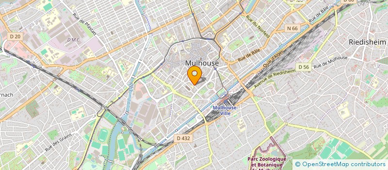 localisation de l'entreprise MONSIEUR PHILIPPE SCHEUER  MULHOUSE