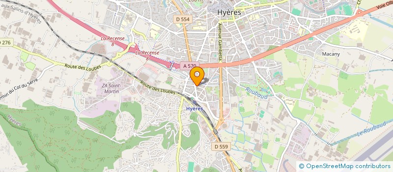 localisation de l'entreprise MONSIEUR PHILIPPE SCHIANO DE COLELLA à HYERES