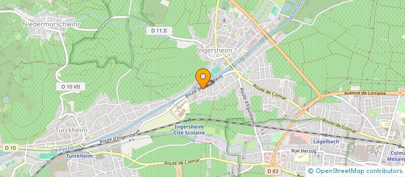 localisation de l'entreprise MONSIEUR PHILIPPE SCHMITT  INGERSHEIM