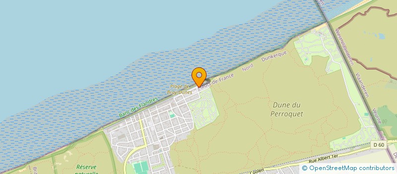 localisation de l'entreprise MONSIEUR PHILIPPE SCHNEIDER  BRAY-DUNES