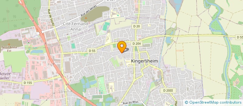 localisation de l'entreprise MONSIEUR PHILIPPE SCHORR  KINGERSHEIM