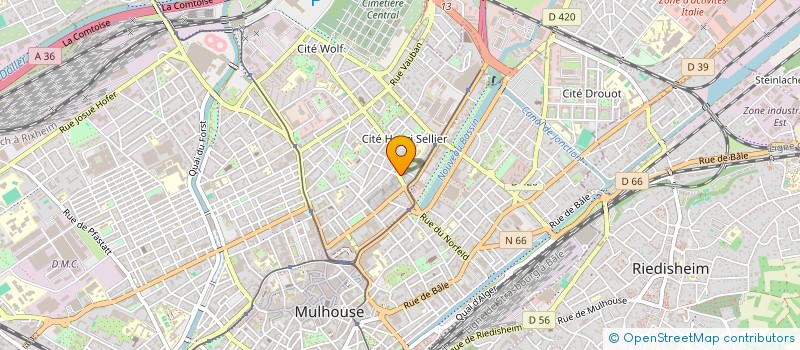 localisation de l'entreprise MONSIEUR PHILIPPE SCHOTT à MULHOUSE