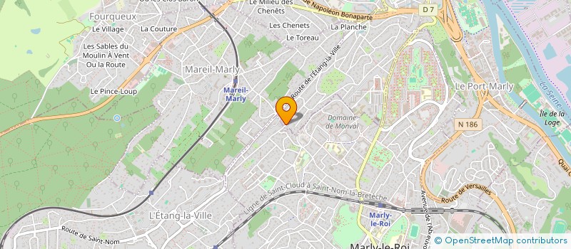 localisation de l'entreprise MONSIEUR PHILIPPE SCHRIQUI--DUQUE  LE PECQ