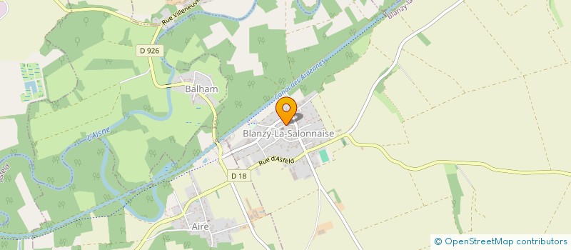 localisation de l'entreprise MONSIEUR PHILIPPE SCHROEDER  BLANZY-LA-SALONNAISE