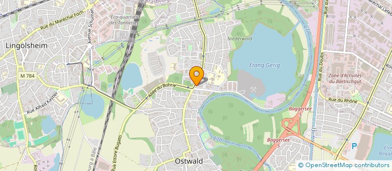 localisation de l'entreprise MONSIEUR PHILIPPE SCHUTT  OSTWALD