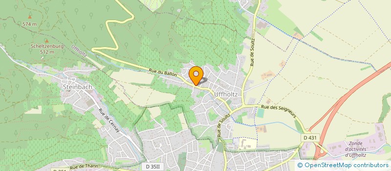 localisation de l'entreprise MONSIEUR PHILIPPE SCHWALLER  UFFHOLTZ