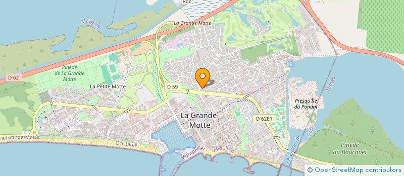 localisation de l'entreprise MONSIEUR PHILIPPE SCIANDRA à LA GRANDE-MOTTE