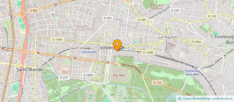 localisation de l'entreprise MONSIEUR PHILIPPE SCOFFONI à VINCENNES