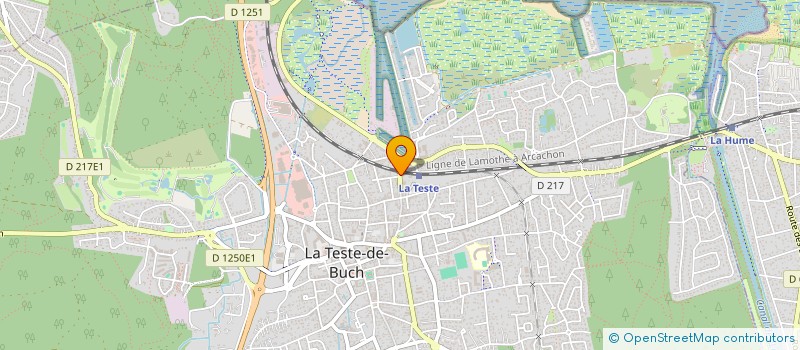 localisation de l'entreprise MONSIEUR PHILIPPE SCRIGNAC  LA TESTE-DE-BUCH