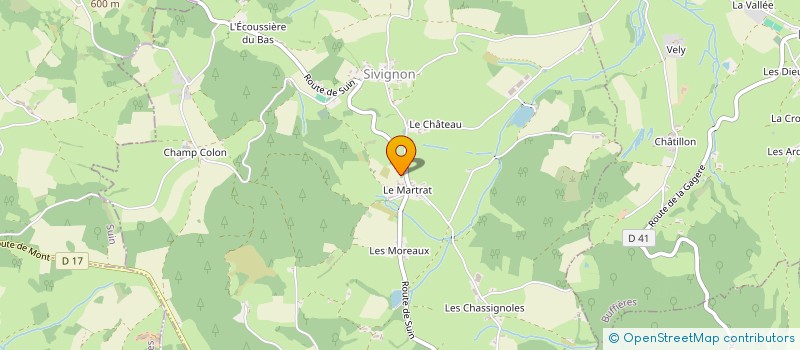 localisation de l'entreprise MONSIEUR PHILIPPE SECQUES  LA ROCHE-VINEUSE