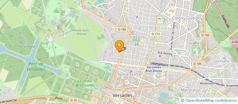localisation de l'entreprise MONSIEUR PHILIPPE SEGALARD à VERSAILLES