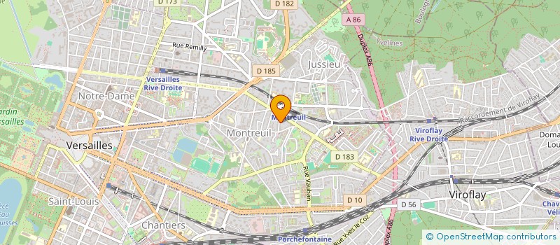 localisation de l'entreprise MONSIEUR PHILIPPE SEGEBOOG  VERSAILLES