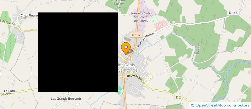 localisation de l'entreprise MONSIEUR PHILIPPE SEGUIN  SAINT-GENIS-DE-SAINTONGE