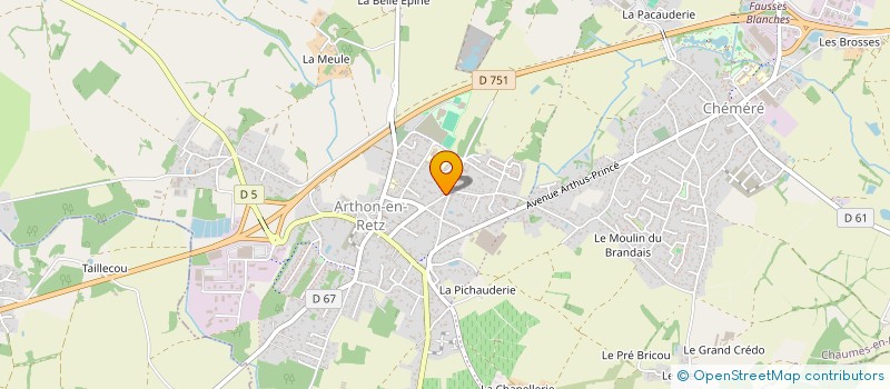localisation de l'entreprise MONSIEUR PHILIPPE SEGUINEAU à CHAUMES-EN-RETZ