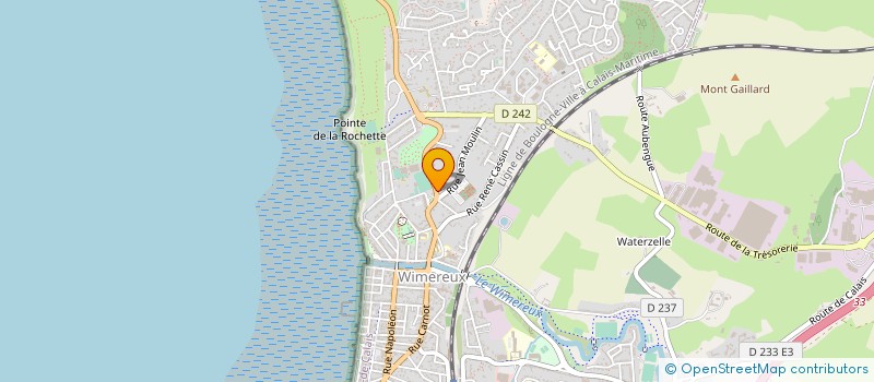 localisation de l'entreprise MONSIEUR PHILIPPE SEILLIER  WIMEREUX