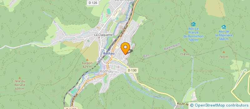 localisation de l'entreprise MONSIEUR PHILIPPE SELVA  ROTHAU