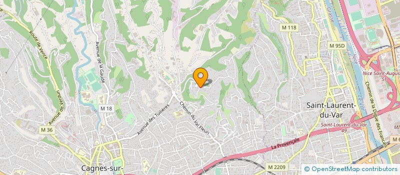 localisation de l'entreprise MONSIEUR PHILIPPE SELVI à CAGNES SUR MER