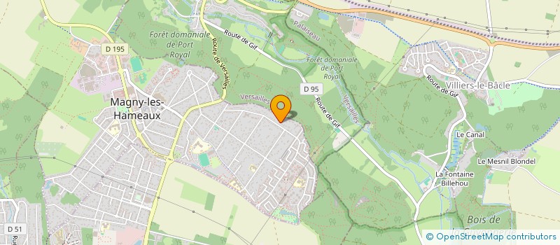 localisation de l'entreprise MONSIEUR PHILIPPE SEMERIA à MAGNY-LES-HAMEAUX