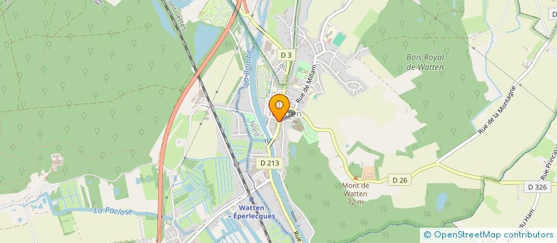 localisation de l'entreprise MONSIEUR PHILIPPE SEMETTE  WATTEN