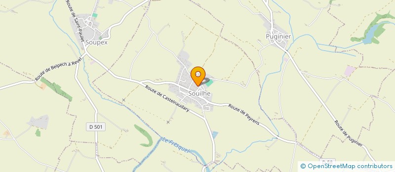 localisation de l'entreprise MONSIEUR PHILIPPE SENAUX  PEYRENS