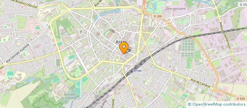 localisation de l'entreprise MONSIEUR PHILIPPE SENCE à ARRAS