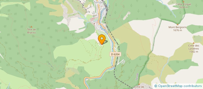 localisation de l'entreprise MONSIEUR PHILIPPE SENDRE  LA BRIGUE