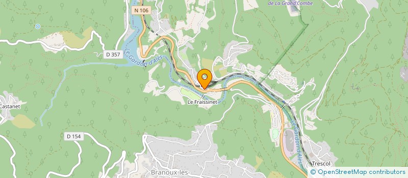 localisation de l'entreprise MONSIEUR PHILIPPE SENECAILLE à SAINTE-CECILE-D'ANDORGE
