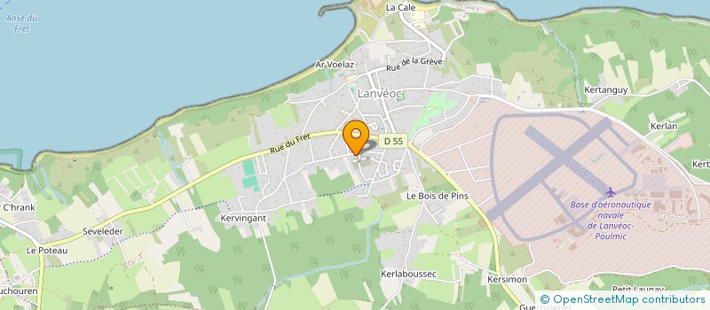 localisation de l'entreprise MONSIEUR PHILIPPE SENECHAL  LANVEOC