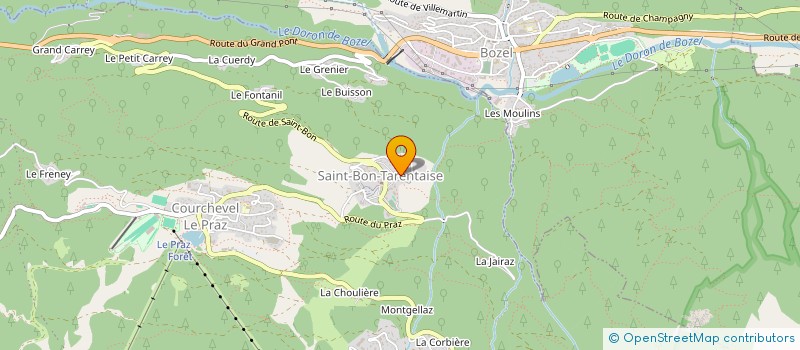 localisation de l'entreprise MONSIEUR PHILIPPE SENOT à COURCHEVEL
