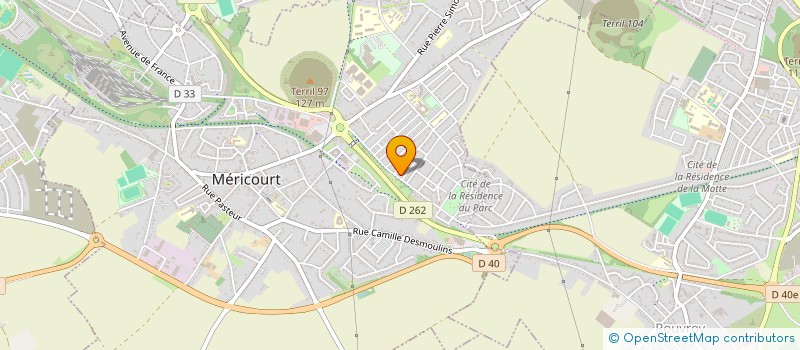 localisation de l'entreprise MONSIEUR PHILIPPE SERGEUR à MERICOURT