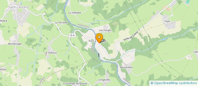 localisation de l'entreprise MONSIEUR PHILIPPE SERRIER à PIONNAT