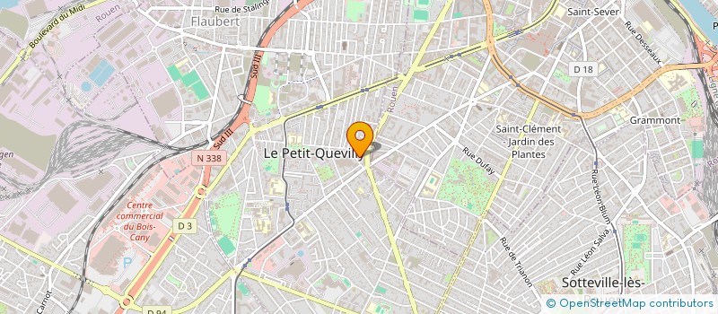 localisation de l'entreprise MONSIEUR PHILIPPE SERVAN à LE PETIT-QUEVILLY