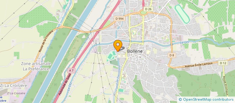 localisation de l'entreprise MONSIEUR PHILIPPE SERVIER à BOLLENE