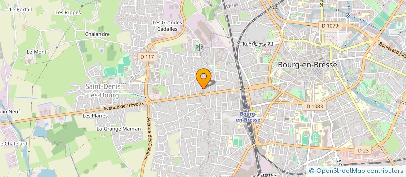 localisation de l'entreprise MONSIEUR PHILIPPE SERVIGNAT à BOURG-EN-BRESSE