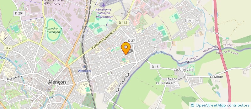 localisation de l'entreprise MONSIEUR PHILIPPE SEURIN à ALENCON